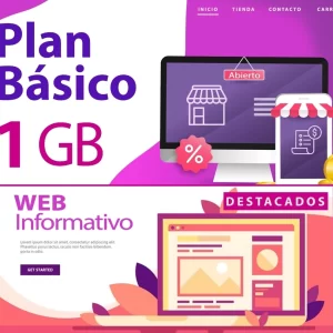 Páginas Web - Plan Básico Web 1 GB